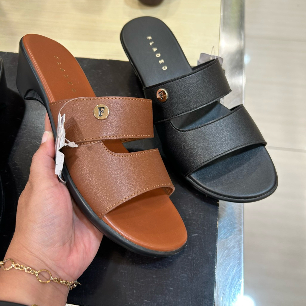 sandal wanita wedges 5cm FLADEO original