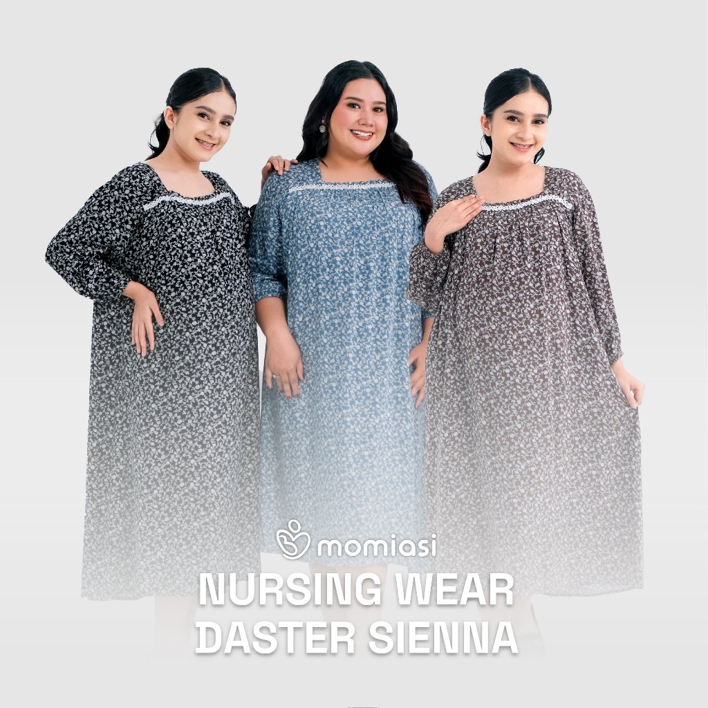 [BEST SELLER] Momiasi - Home Dress Sienna - Daster Bumil Busui Friendly