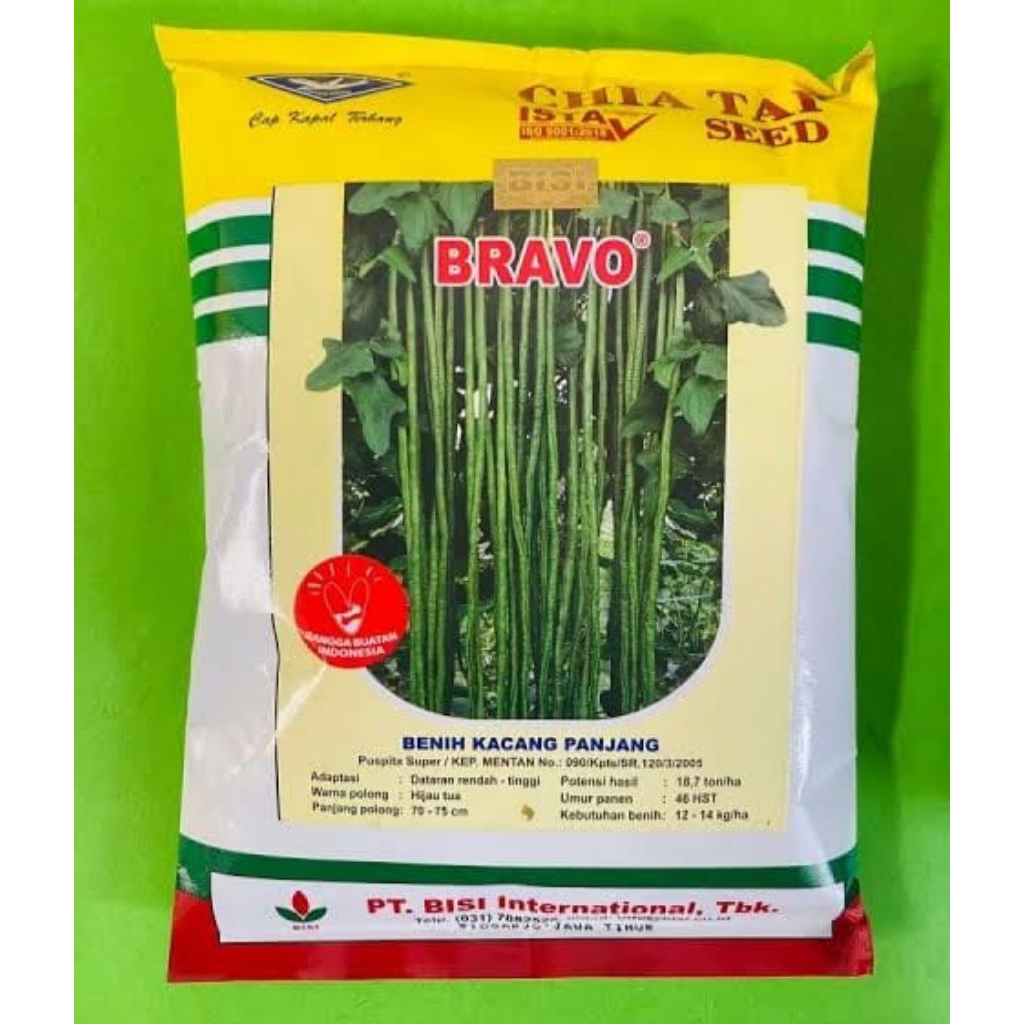 Benih Kacang Panjang Ad Bravo Cap Kapal Terbang