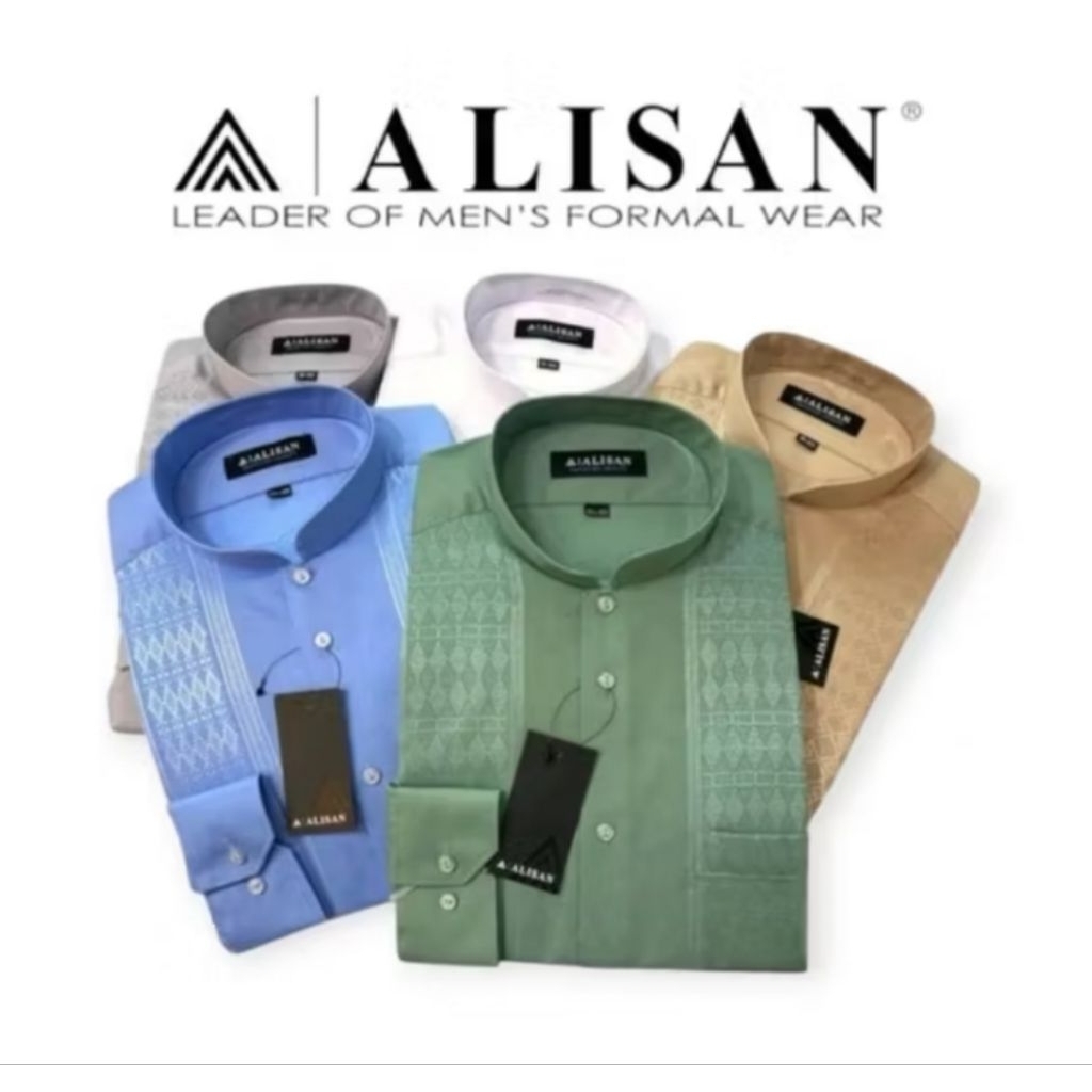 KEMEJA ALISAN KOKO BORDIR LENGAN PANJANG