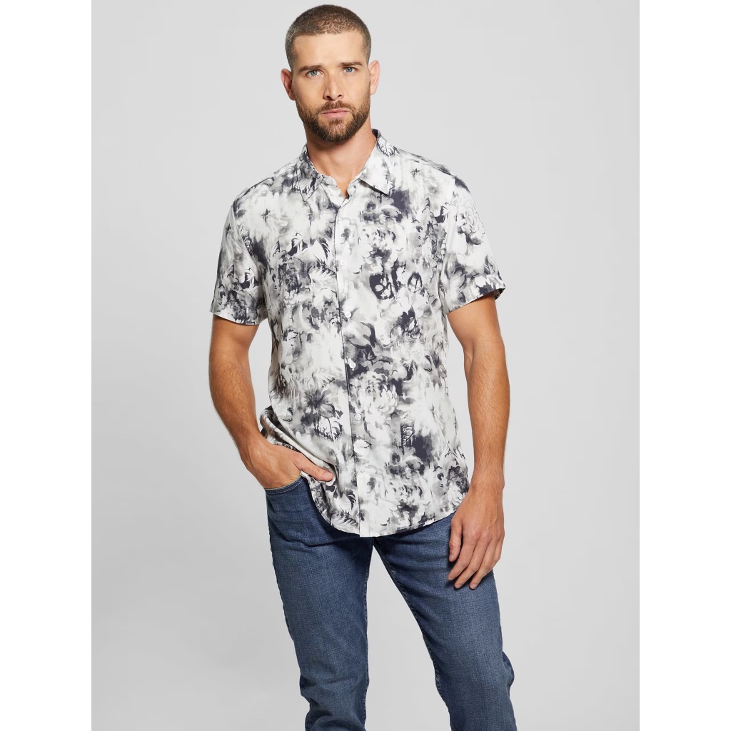 Guess Men - SS WAYCO SATEEN FLORAL (K24) - M4BH07WGG80