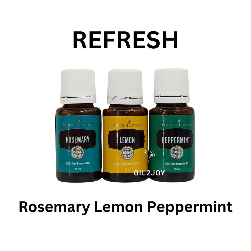 Refresh Blend Rosemary Lemon Peppermint YL YLEO Essential Oil 5ml 10ml 15ml