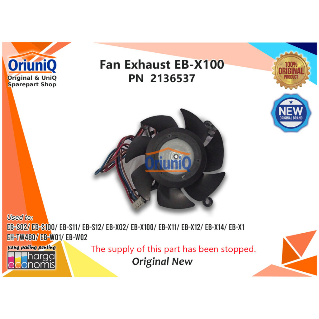 Fan Exhaust Epson Projector EB-X100 Original New