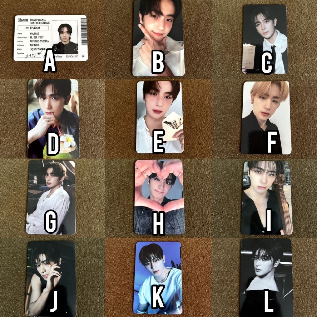 PHOTOCARD HYUNJAE THE BOYZ