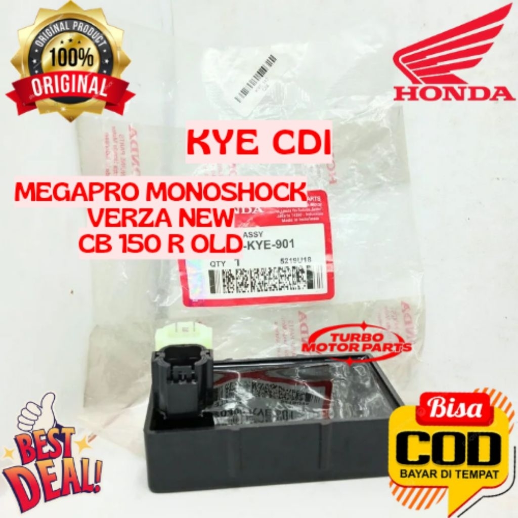 CDI / Unit Igniter Original Honda Megapro Monoshock Verza CB150R Old KYE Ready Stok