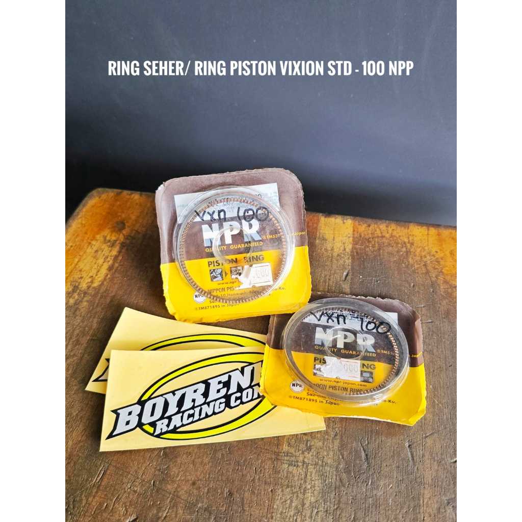 RING SEHER RING PISTON 3C1 VIXION NPP - BOYRENK RACING CONCEPT