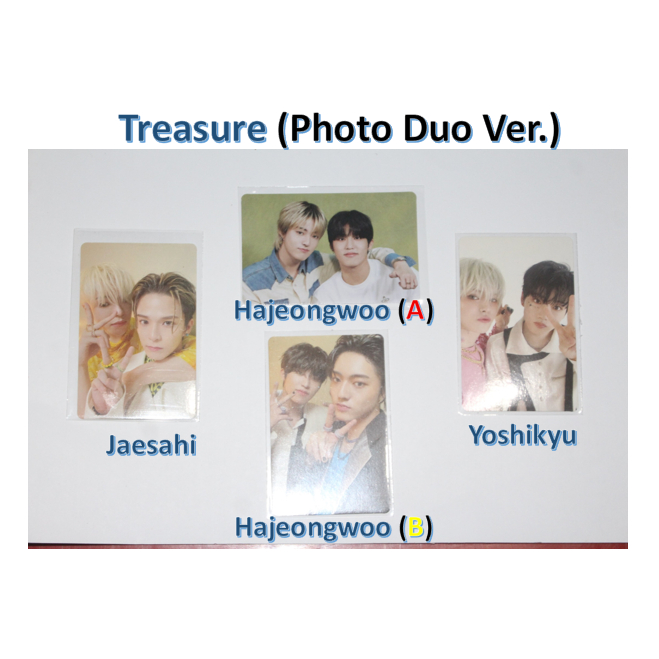 PHOTOCARD TREASURE HELLO OFFICIAL [BACA DESKRIPSI]