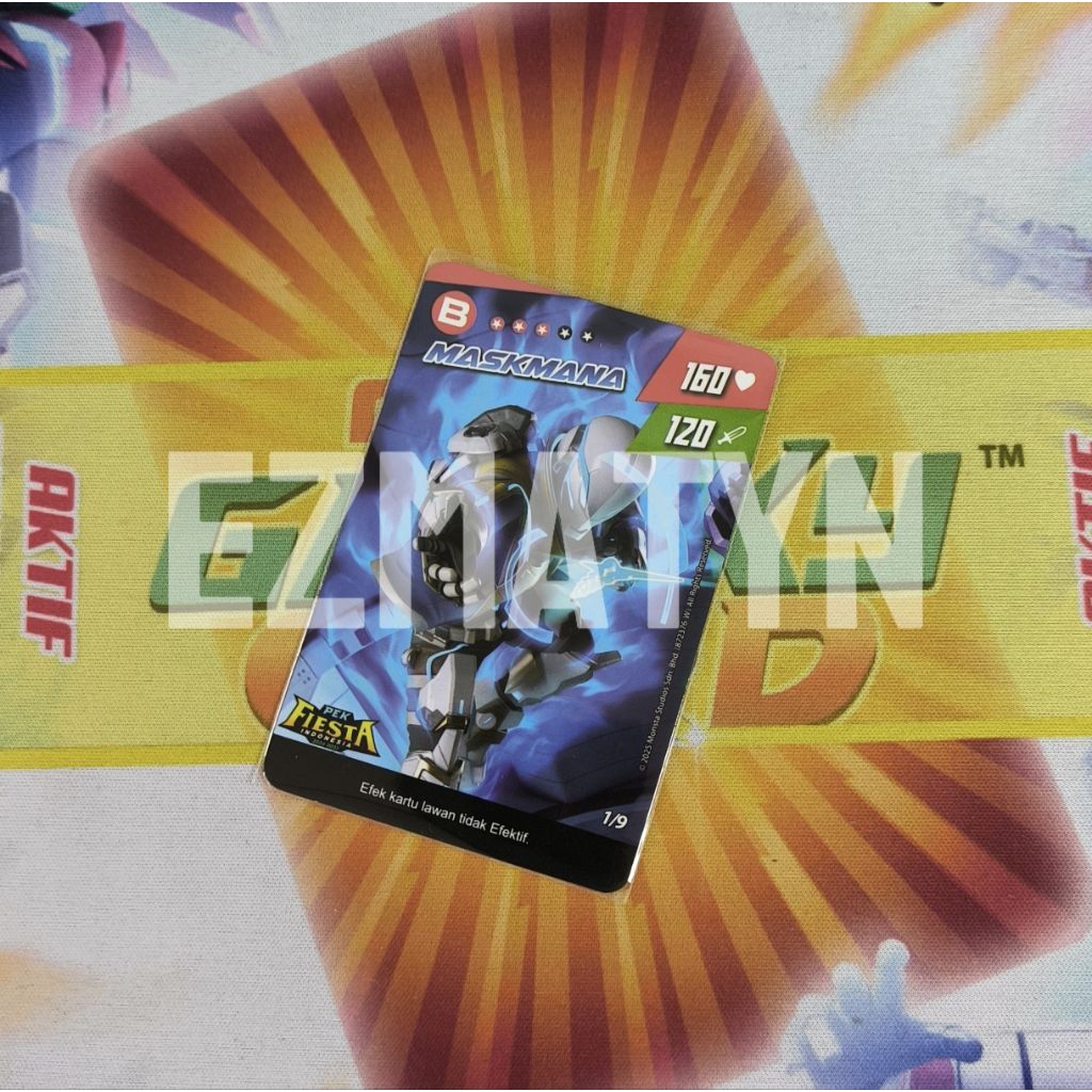 Kartu Boboiboy Monsta Galaxy Card Pek Fiesta Indonesia