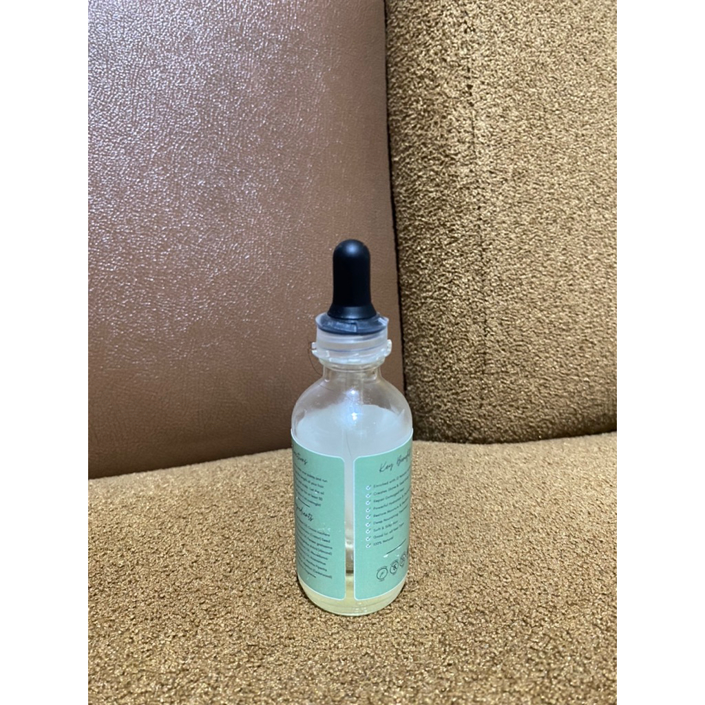 (preloved) hair oil mora anti frizz