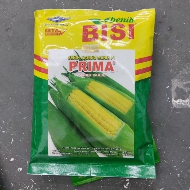 Benih Jagung Manis PRIMA Jagung Manis BISI kemasan pabrik 250 gram