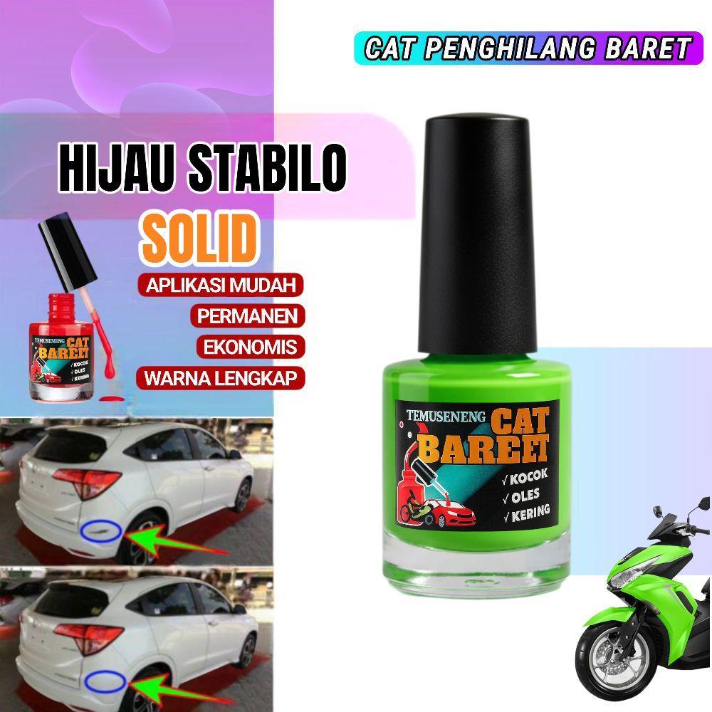 Stabilo Cat Hijau Penghilang Baret Mobil Motor Spidol Anti Baret Kendaraan 10 Ml Aplikasi Mudah Perm