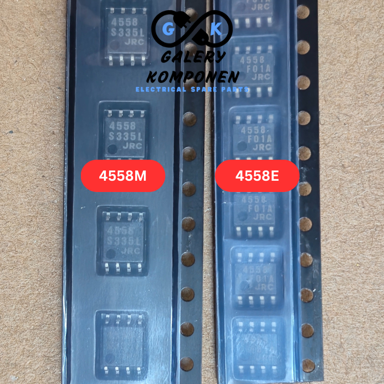 IC OP AMP JRC4558 SMD ORIGINAL JEPANG JRC 4558M 4558E SOUND CARD