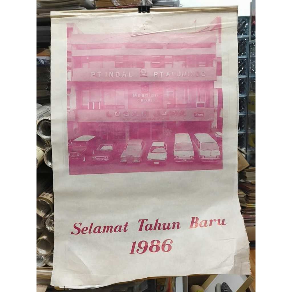 KOLEKSI KALENDER LAMA KALENDER JADUL KALENDER TAHUN 1986 MASPION GROUP