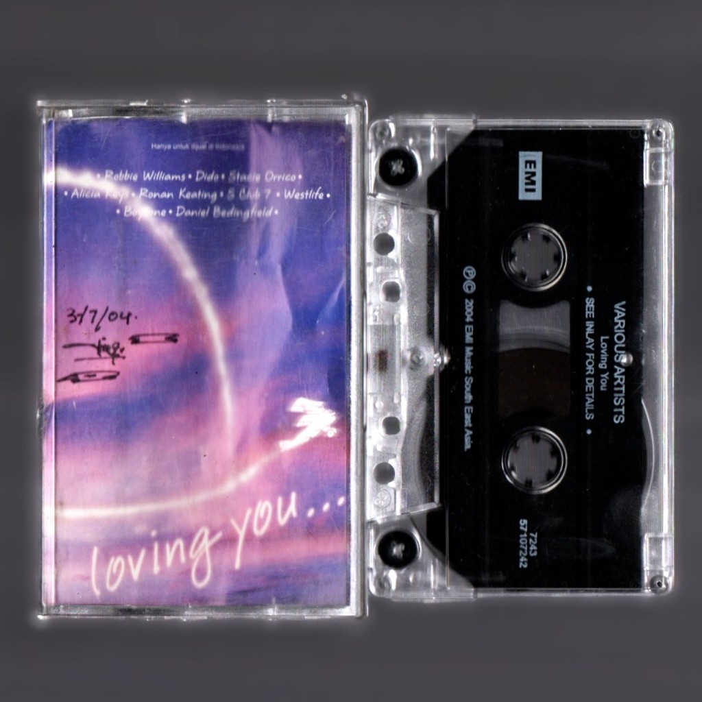 Kaset Pita Kompilasi Barat - Loving You // Robbie Williams // Dido // Alicia Keys // Westlife - Tape