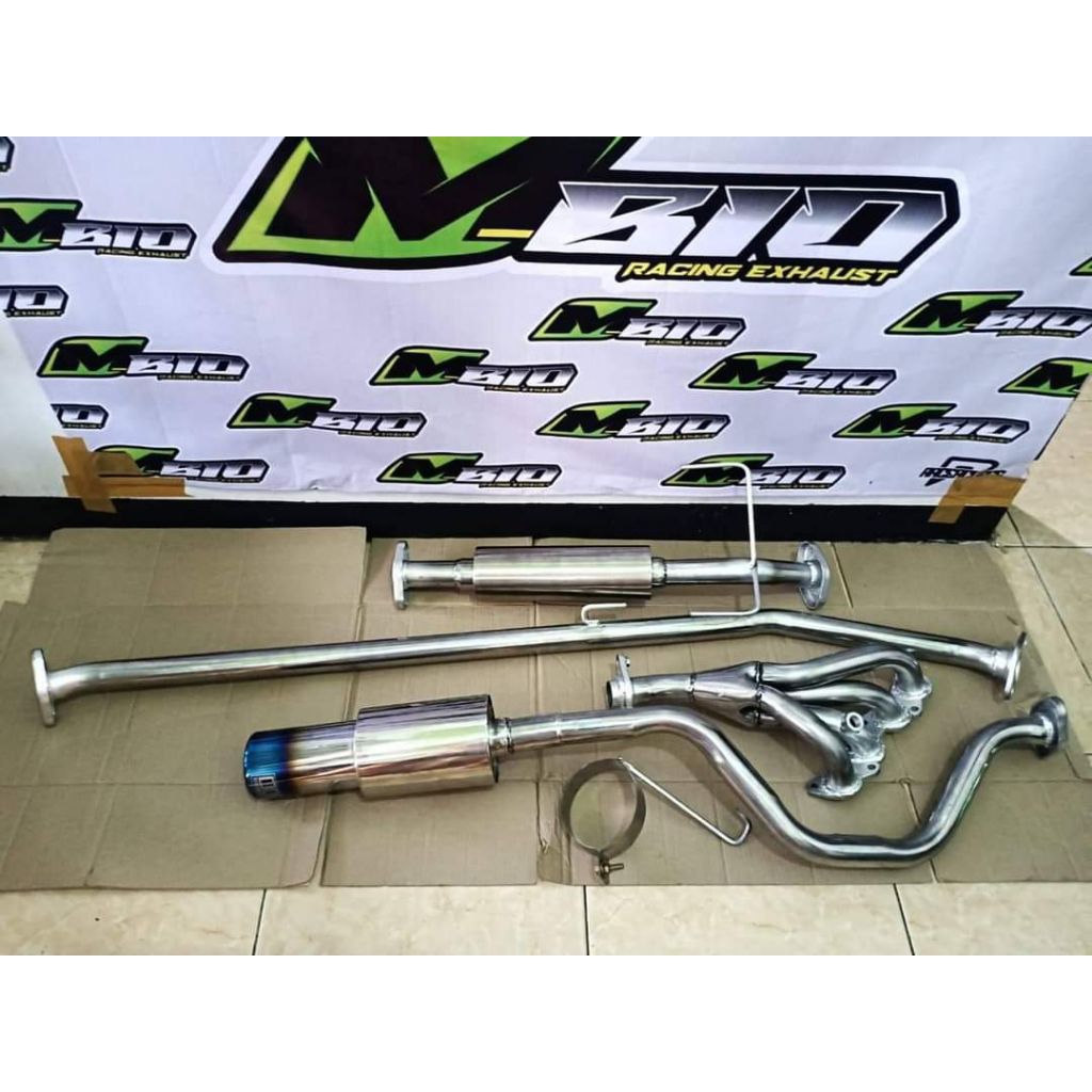 knalpot mobil avanza xenia terios rush fullsystem pnp tinggal pasang baud