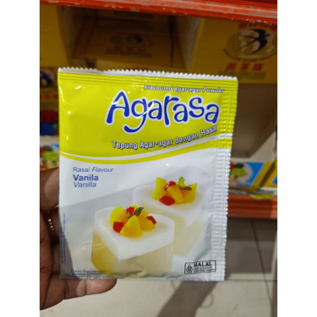 Agarasa tepung agar agar rasa vanila 10g
