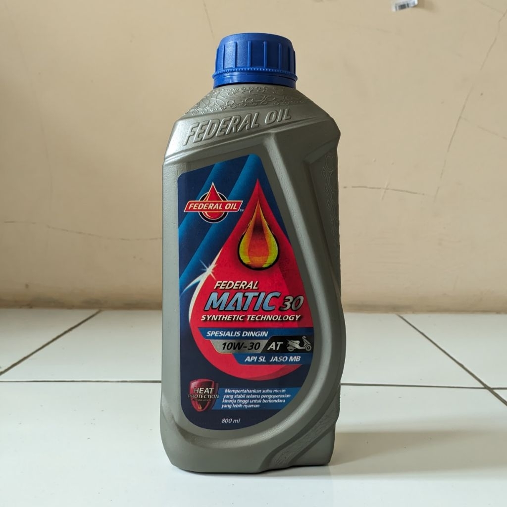 Federal Matic 30 0.8L SAE 10W-30 Oli Motor Matic Honda Beat FI ESP Scoopy Vario 110 125 Genio Origin