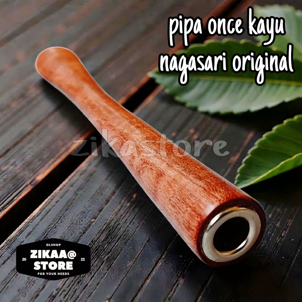 Pipa Once Cangklong Kayu Nagasari Asli Original Premium