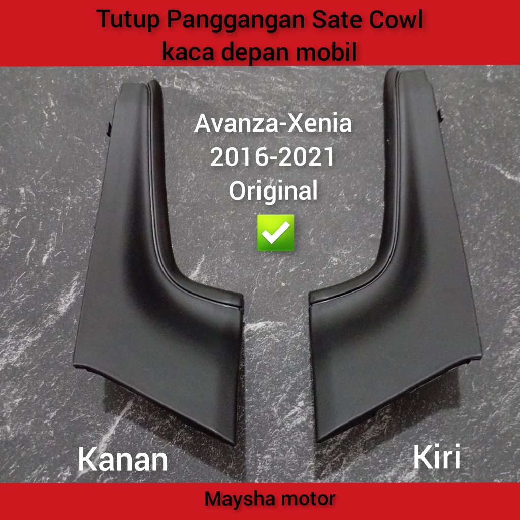 Tutup Panggangan sate Cowl kaca Depan Mobil Avanza Xenia tahun 2016-2021 Original.