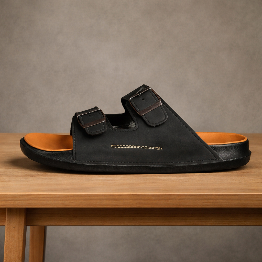 Norway Slides Series - Runo Project - Sendal Pria - Sandal Klasik Kasual Slide Pria