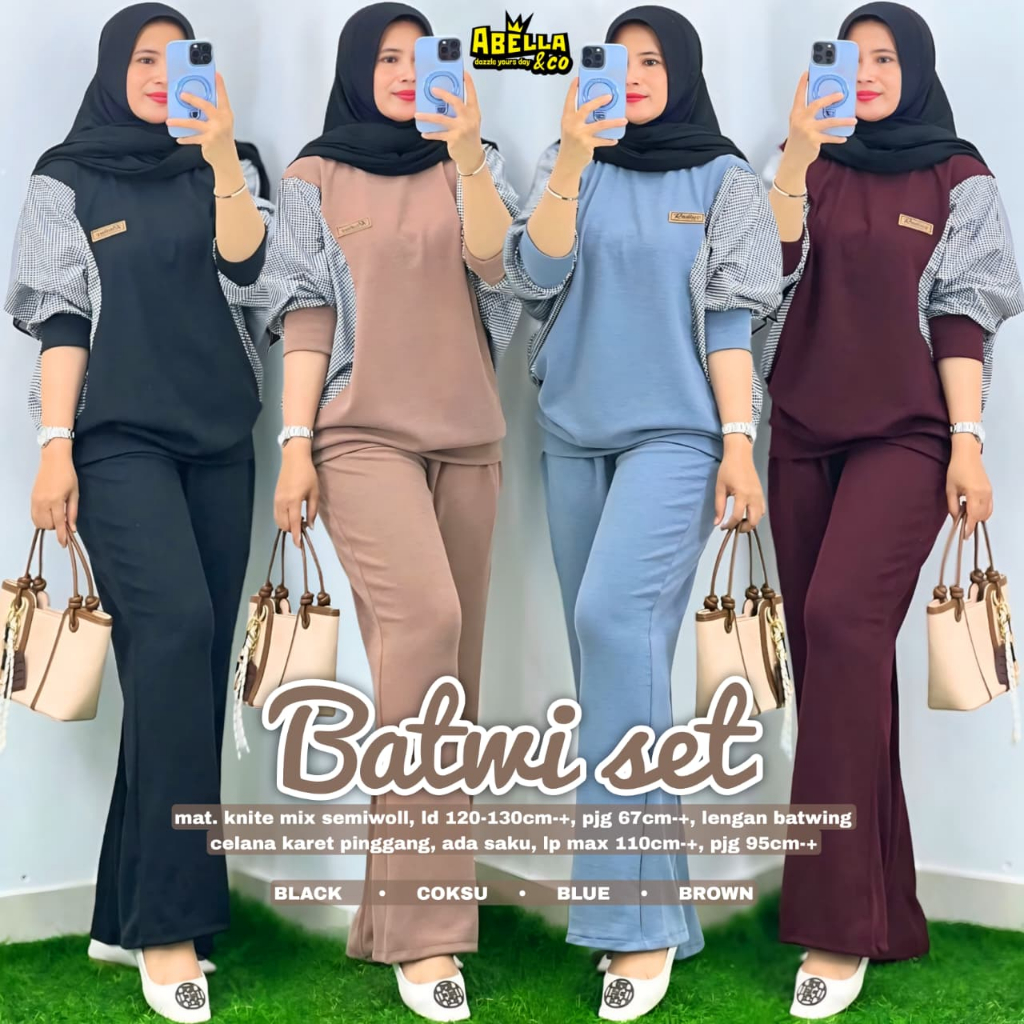 Pakaian Wanita HQ BATWI SET From AbELLA FASHION STORE