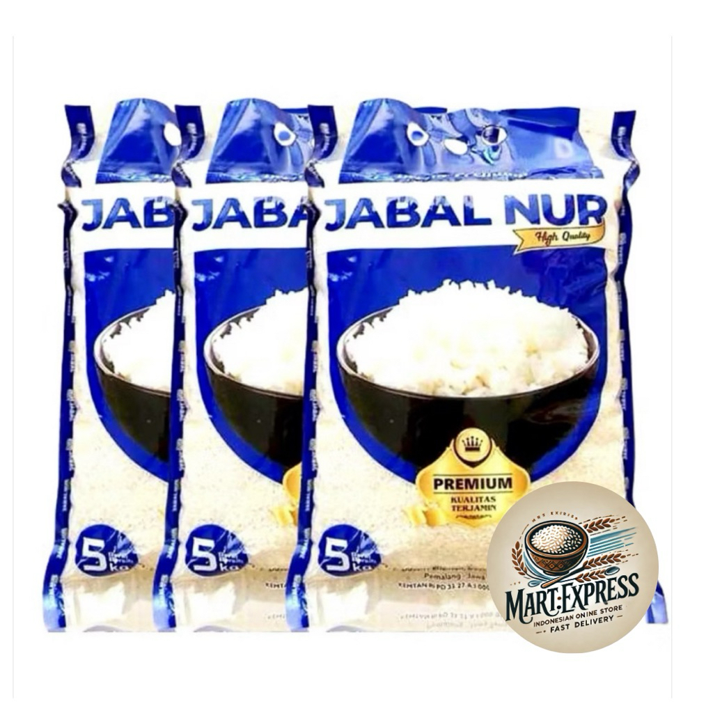 Beras Jabal Nur Beras 5kg Premium dan Pulen Berkualitas Tinggi