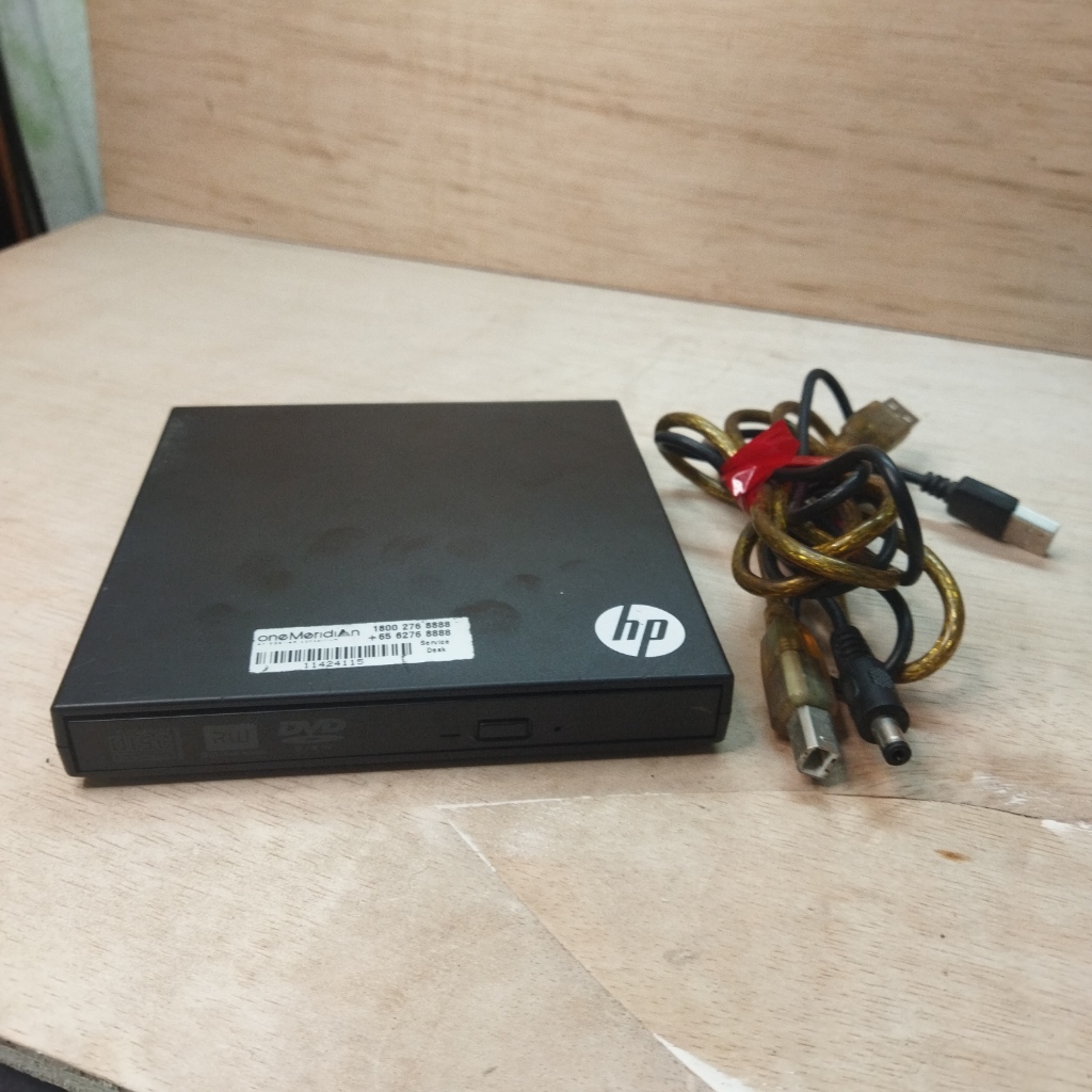 DVD RW CD RW Eksternal Portabel HP Hewlett Packard