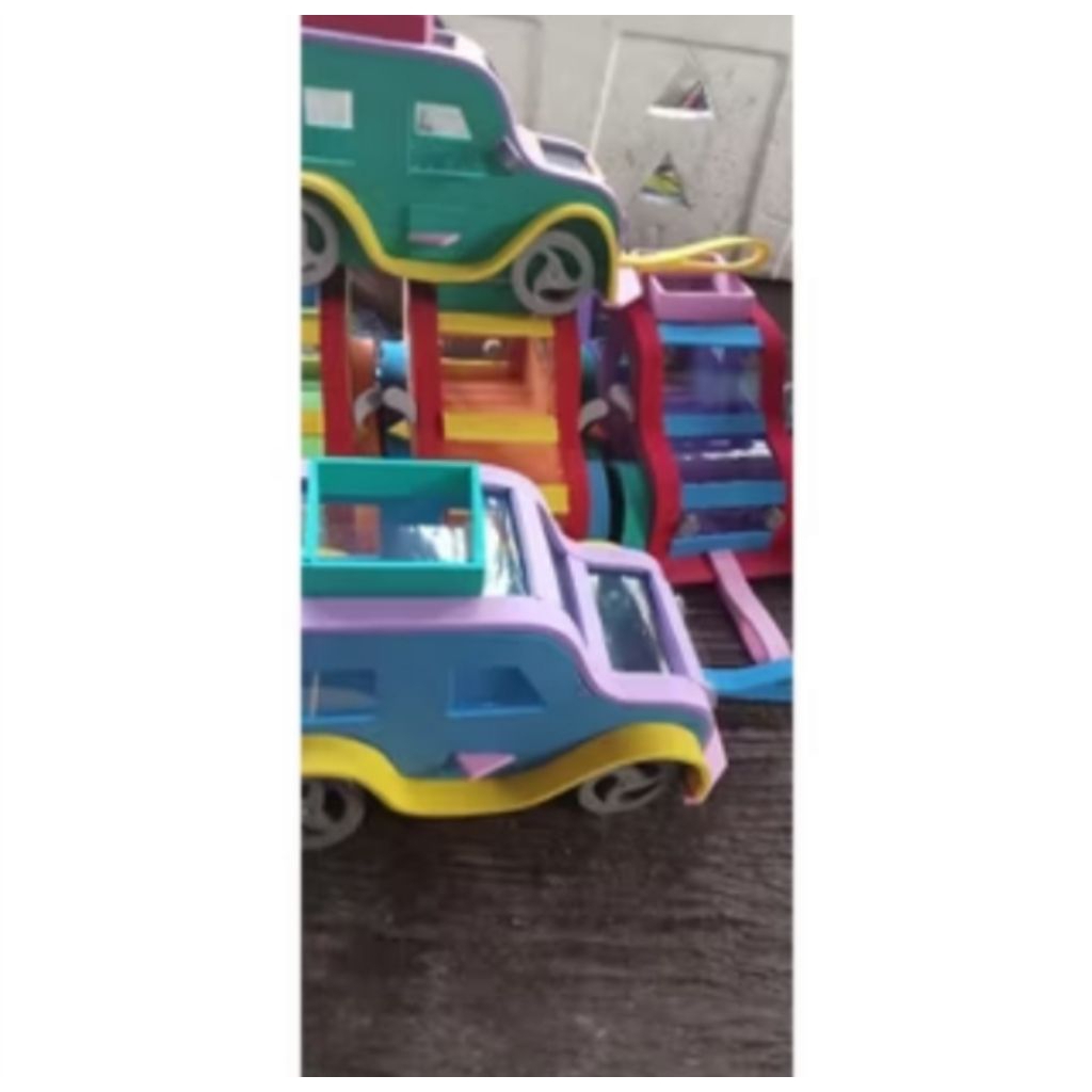 Rumah kelomang model jeep ( bonus 2 kelomang warna warni)