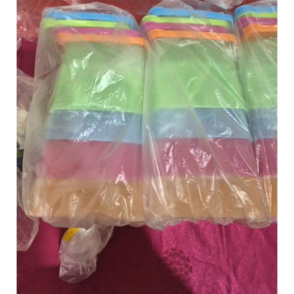 Medium Square Round Tupperware