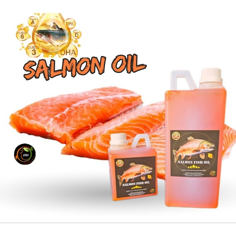Minyak Salmon murni/ Salmon Oil penguat aroma ikan salmon