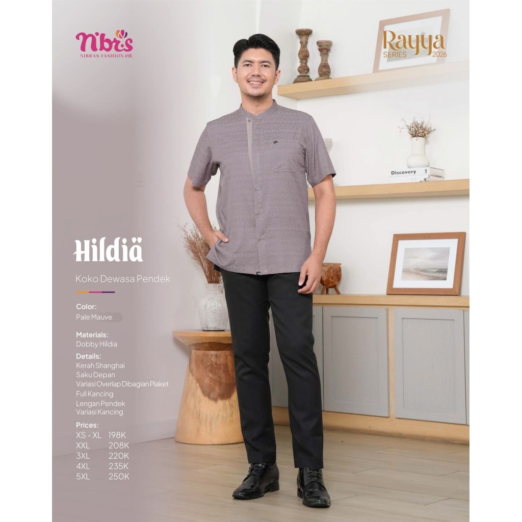 HILDIA KOKO PALE MAUVE