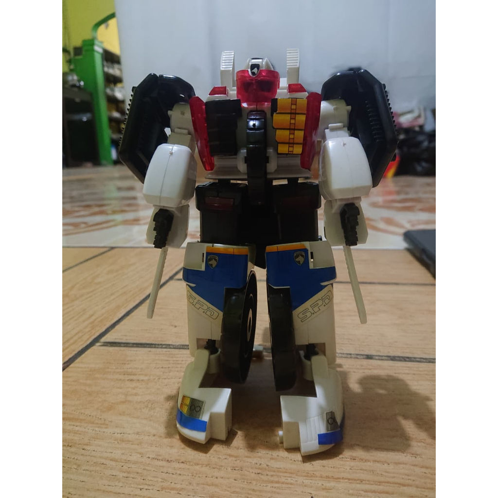 Figure Botleg KW SPD Dekaranger Mega Zord Dekabike Omegamax Cycle Minipla