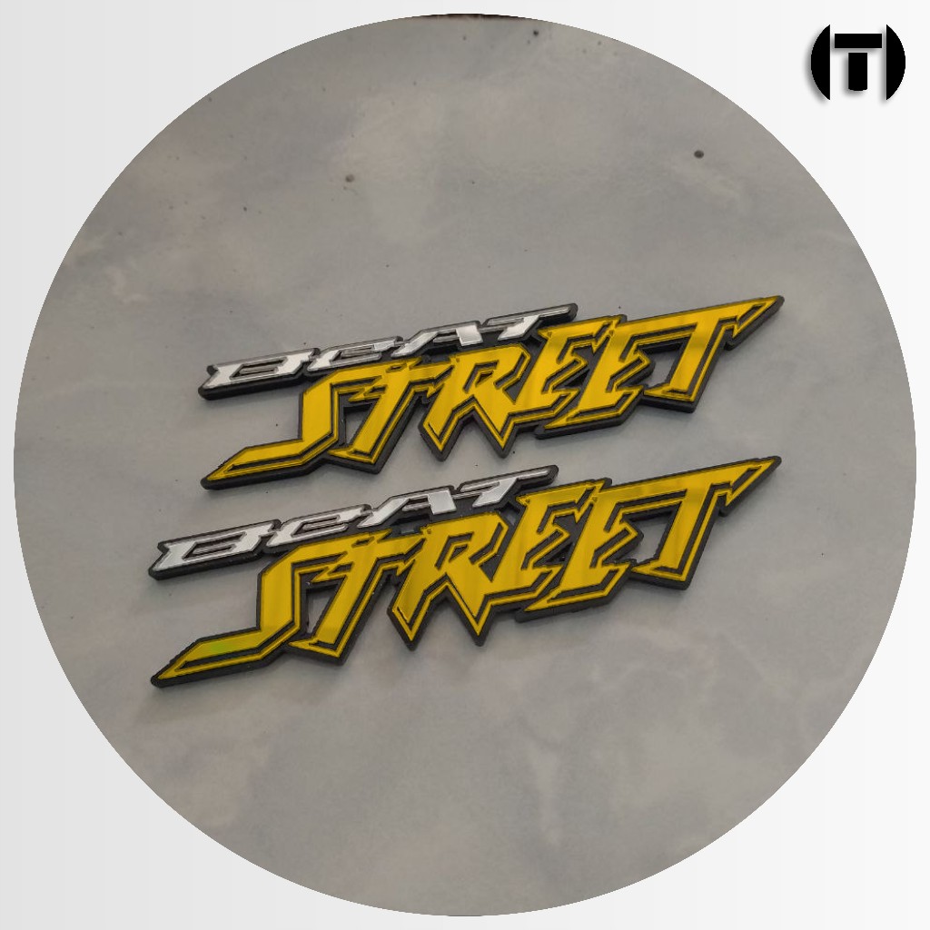 2PCS EMBLEM TIMBUL PREMIUM AKRILIK BEAT STREET 2020
