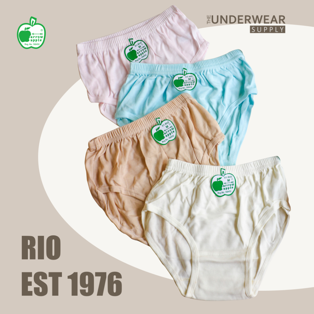[Arrow Apple] CD Apel Ori Wanita | Klasik Sejak 1976 | Celana Dalam Wanita l Rio [Bis/Renda]