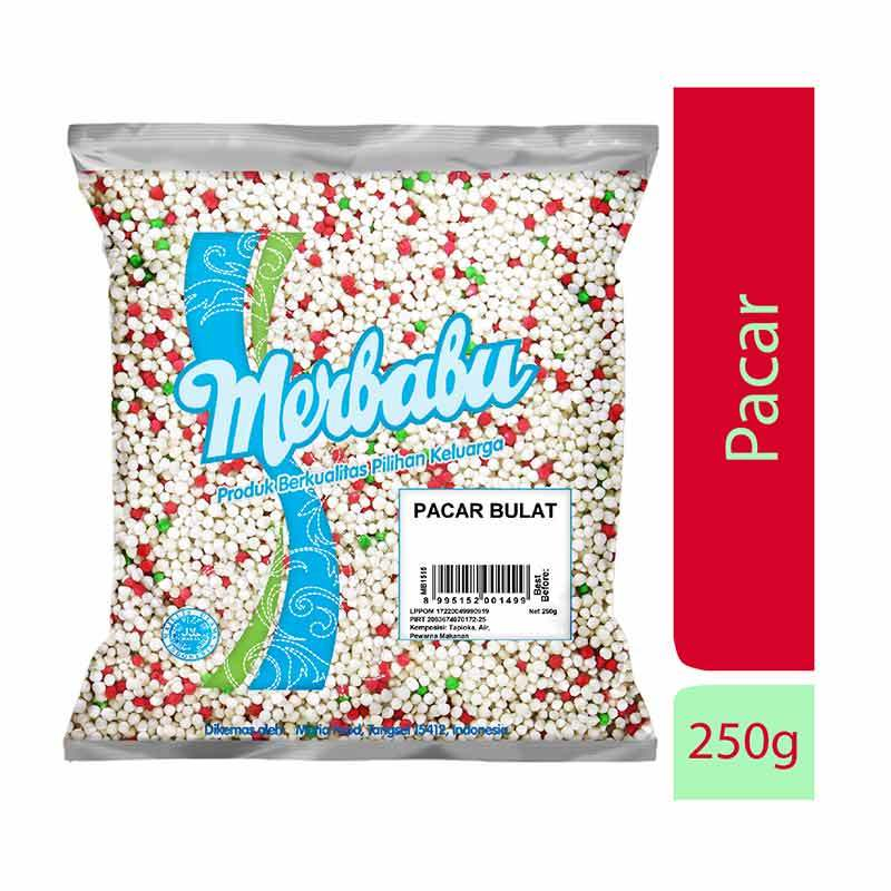 Merbabu Pacar Bulat Pacar Cina sagu mutiara premium 250 gr