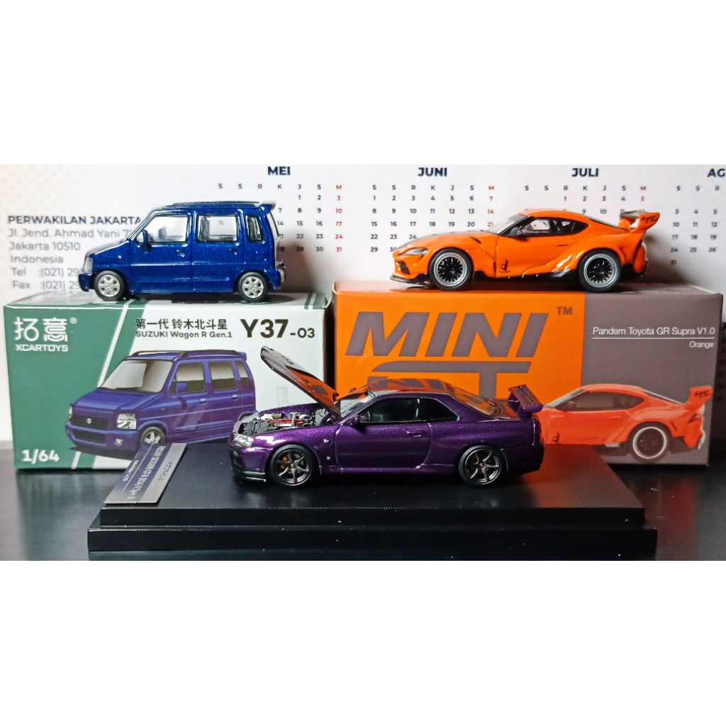 (64) Diecast Karimun, Supra, R34