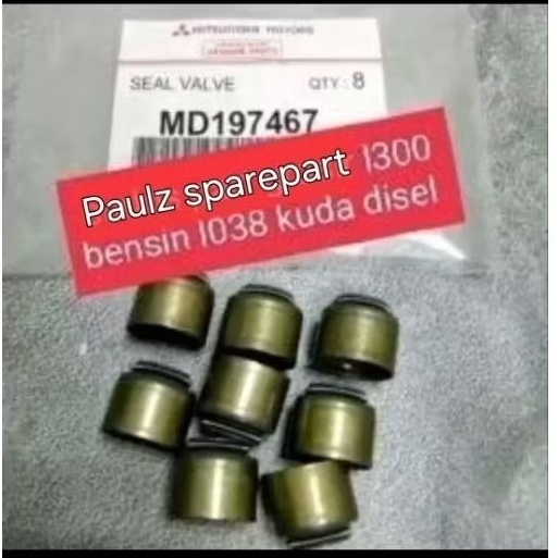 1set seal klep l300 diesel l300 bensin kuda diesel seal klep