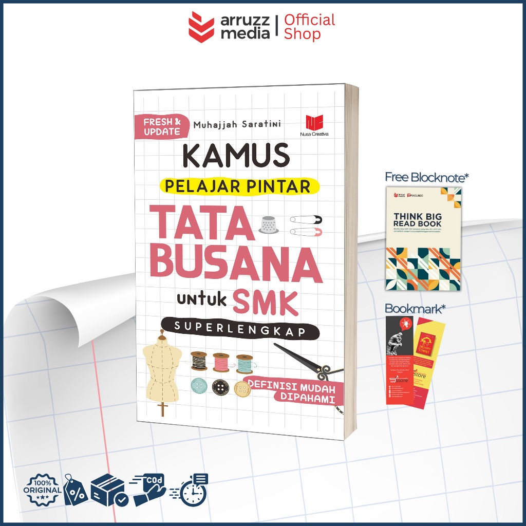 Kamus Pelajar Pintar Tata Busana untuk SMK