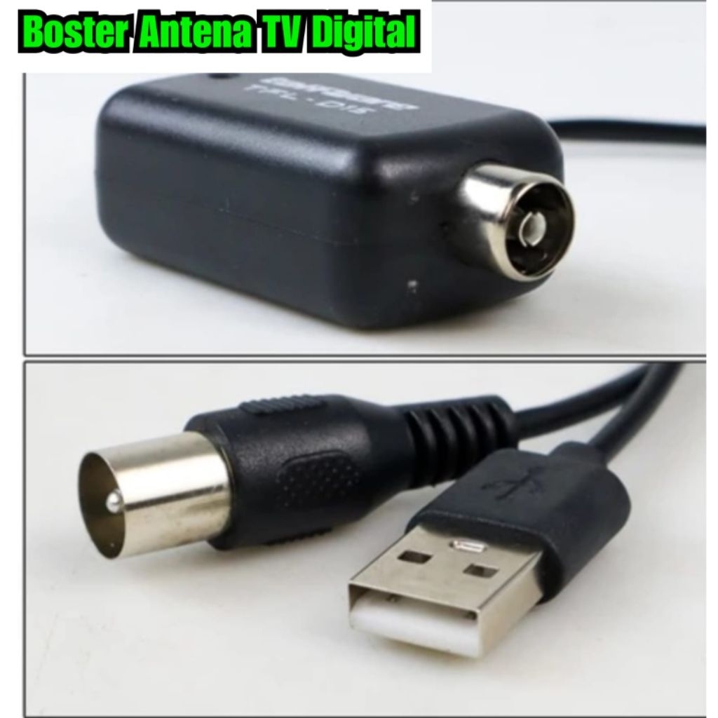 Penguat sinyal Antena TV digital booster USB Signal boster antena tv digital DVB T2