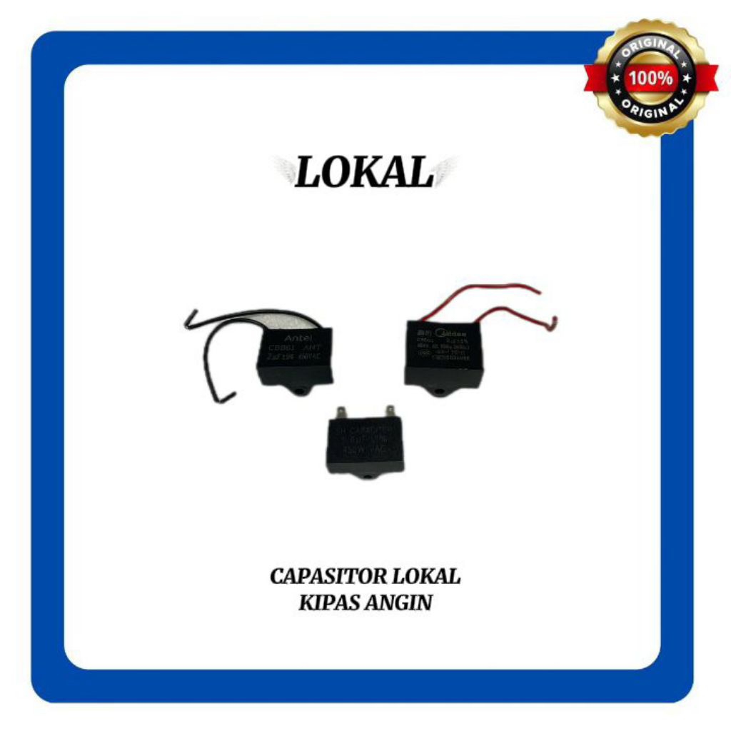 Capasitor Kipas Angin Lokal
