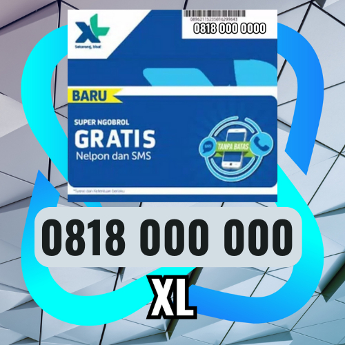 Bisa Cod Kartu XL Dengan Nomor Cantik 10 Dijit