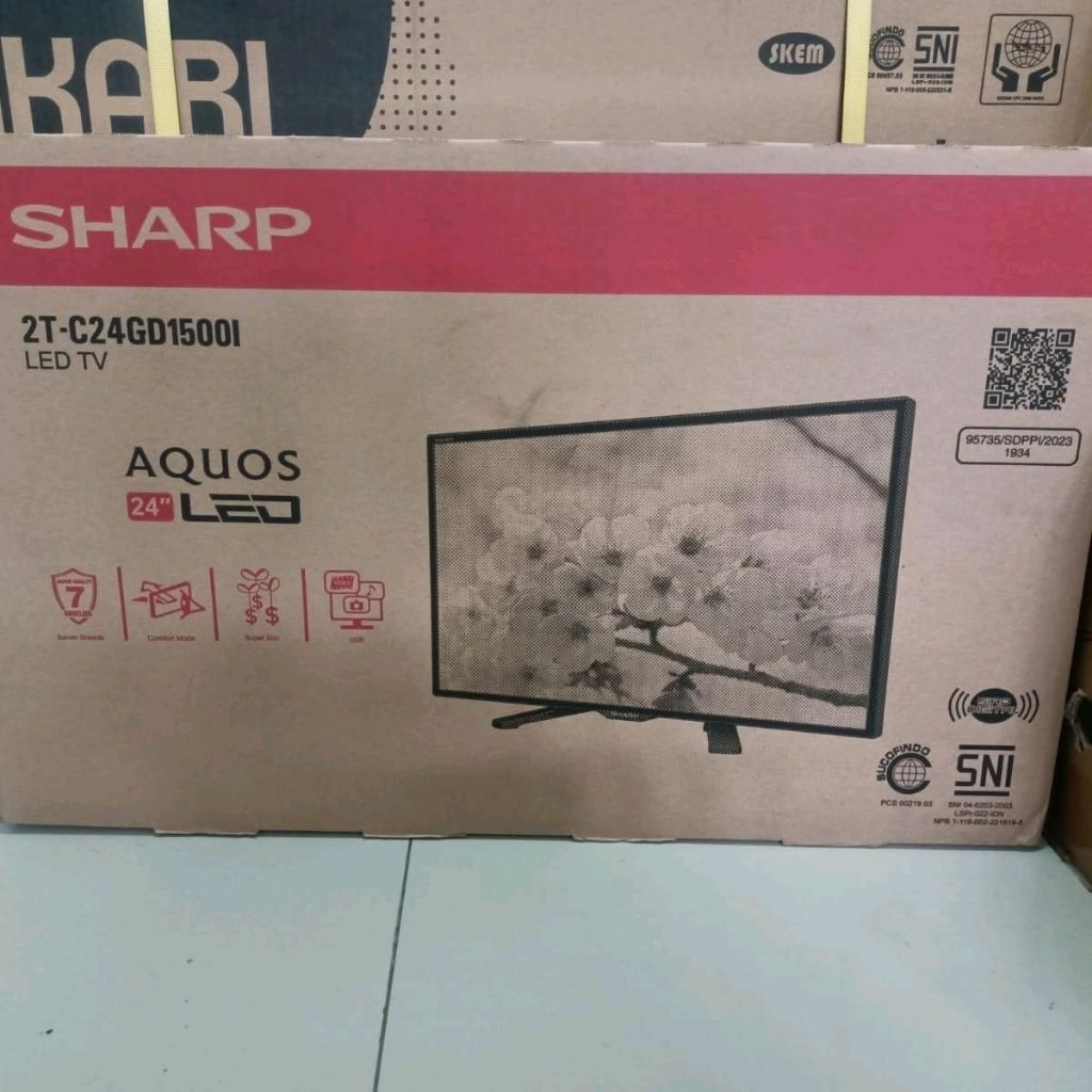 Sharp tv led 24 inch digital