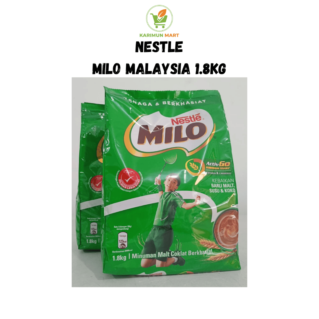 Nestle Milo Malaysia 1.8kg [Exp. 28 Februari 2027]