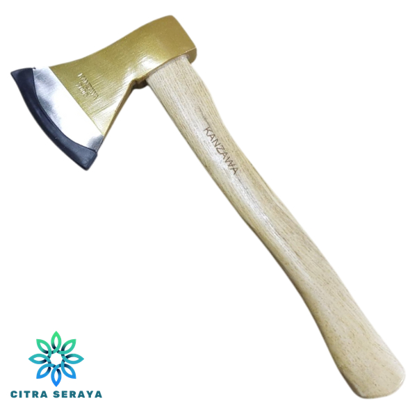 Kampak Mas Gagang Kayu 700 Gram Kapak Belah Potong Kayu Besar 700g Berkualitas CS8