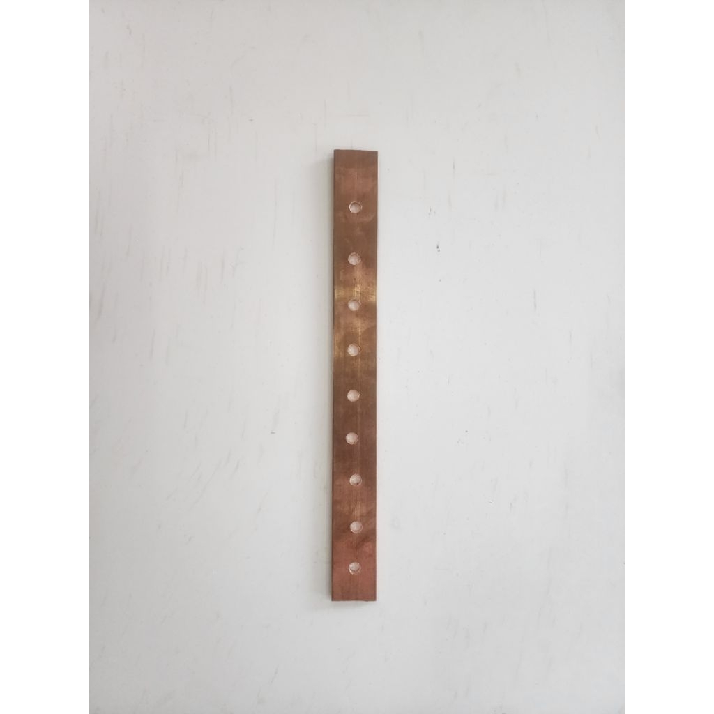 PLAT COOPER TEMBAGA MURNI UNTUK PANEL.LISTRIK R.S.T 8 LUBANG