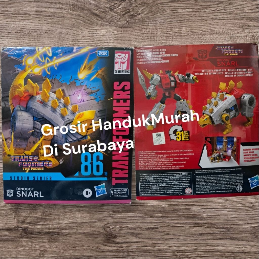 Transformers Studio Series 86 Dinobot Snarl.ORIGINAL & SEGEL.READY SIAP KIRIM