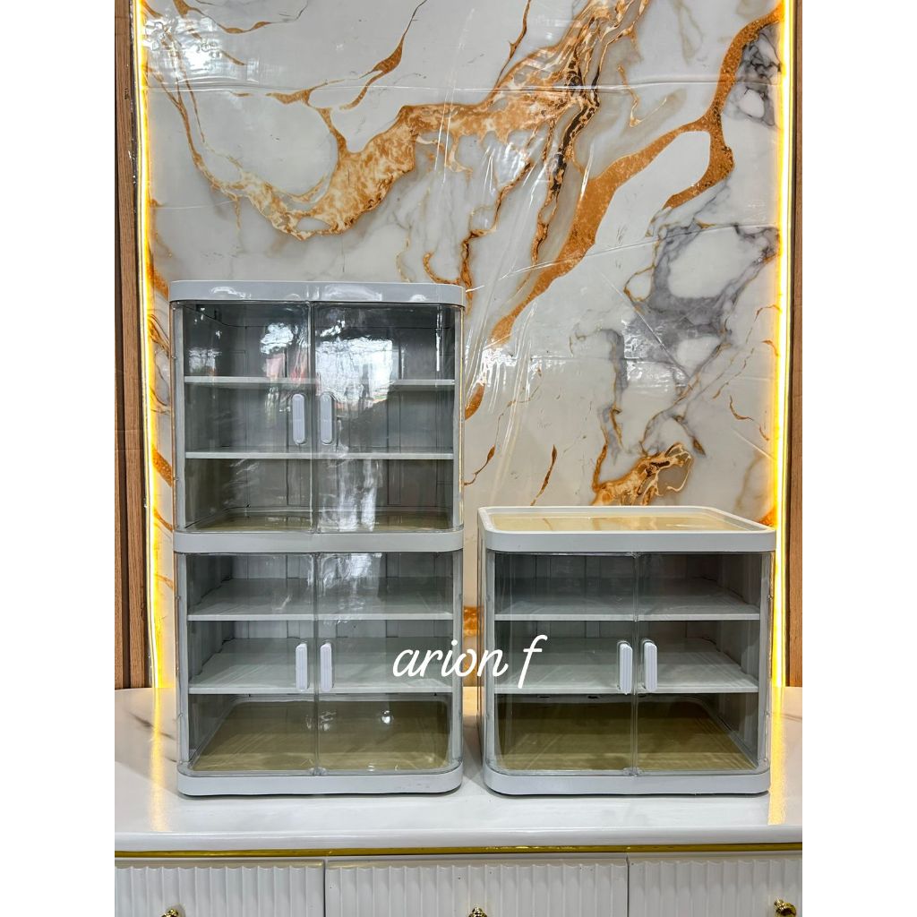 lemari makanan naiba Tertutup/ lemari rak cabinet serbaguna / Rak serbaguna penyimpanan