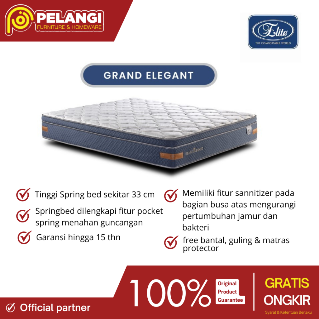 Spring bed Elite Grand Elegant l Kasur Elite Elegant