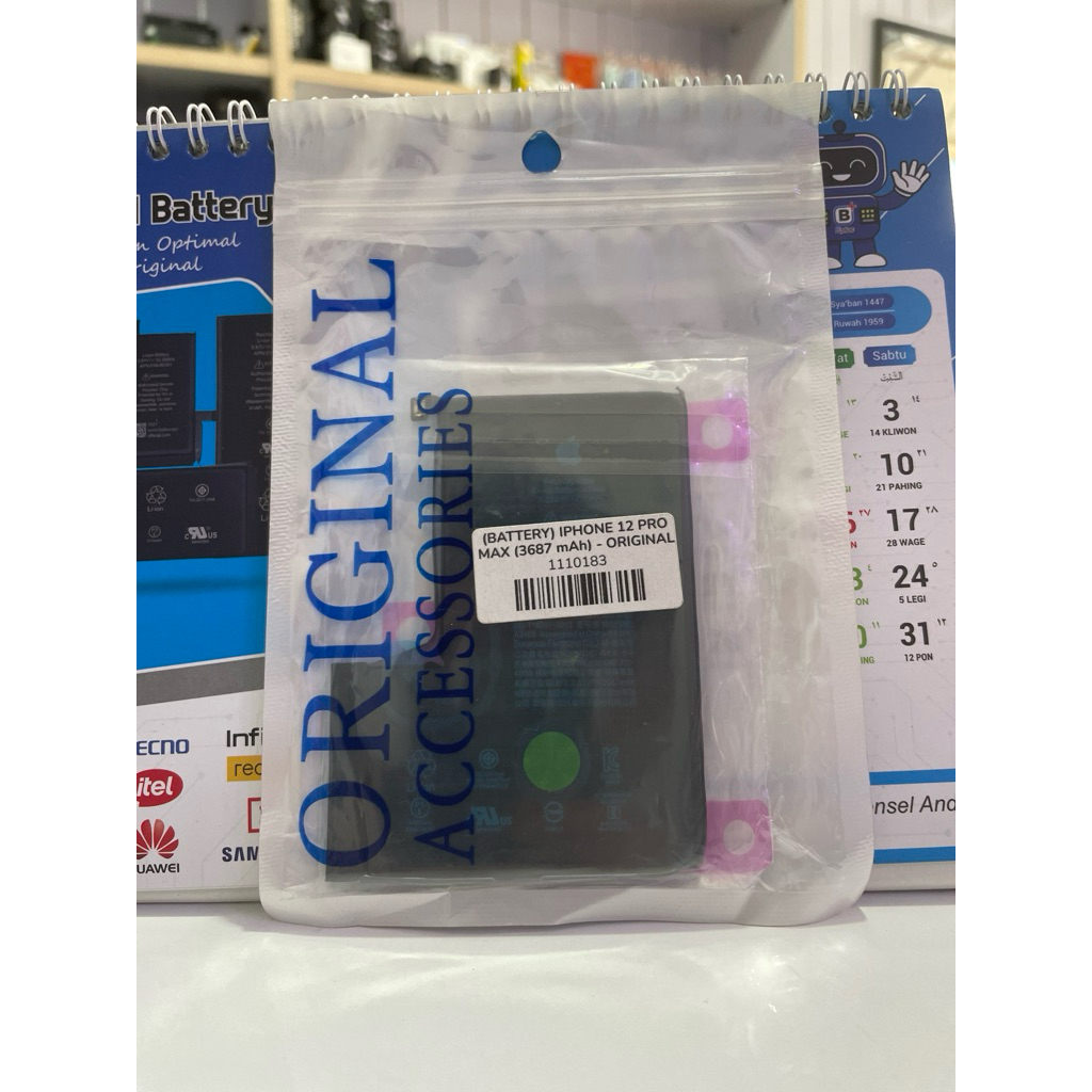 Baterai iphone 12 pro max b+ original battery