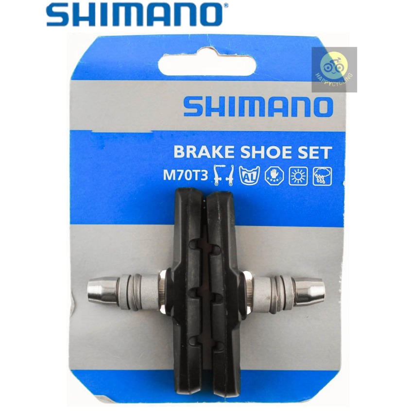 Brake Shoe Brake pad Kampas Rem V Brake Shimano M70T3 Alivio Deore XT LXHappy Cycling